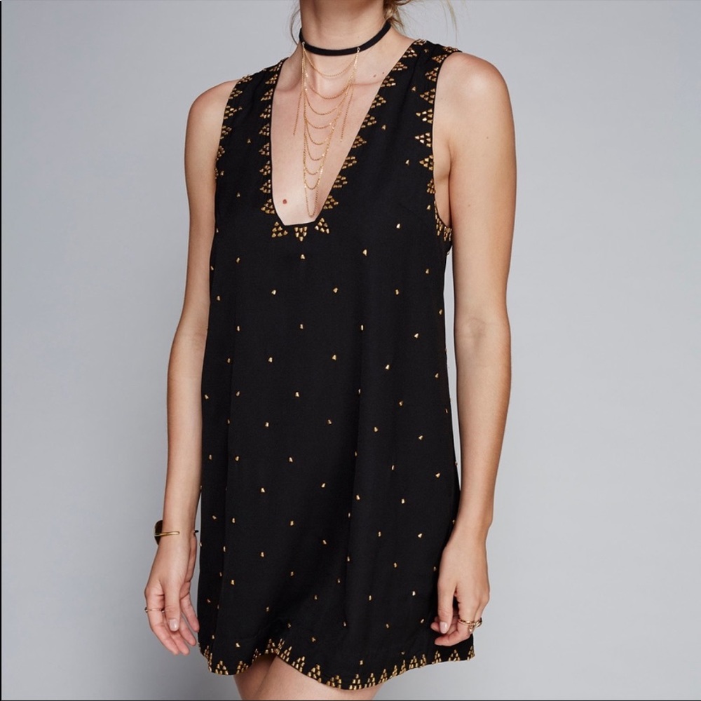 Free people soho studded shift dress